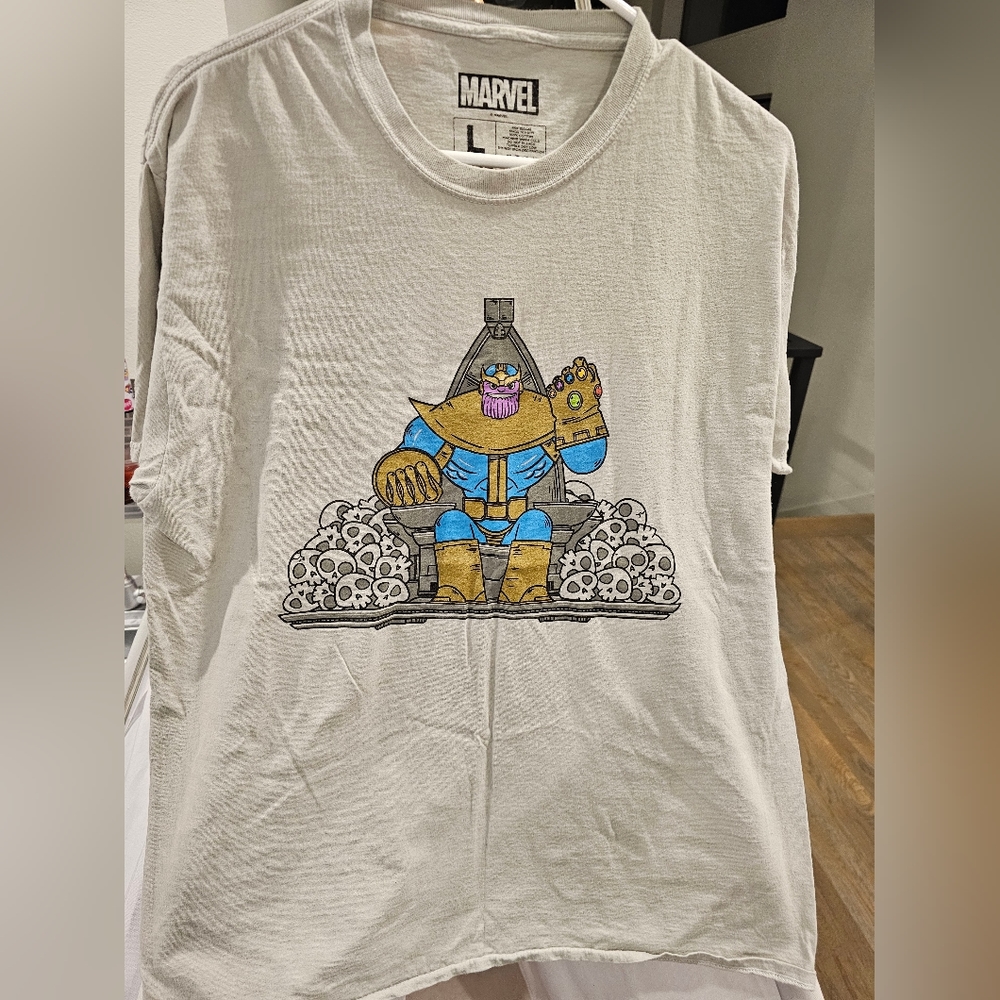 Marvel Thanos Mens Large Tshirt